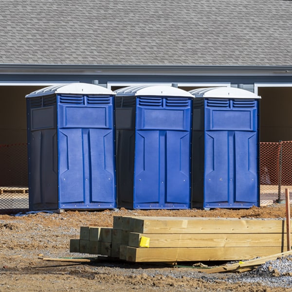 how do you dispose of waste after the porta potties have been emptied in Dansville